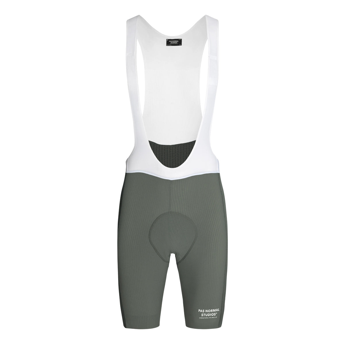 PAS NORMAL STUDIOS Solitude Bib Shorts SS24 - Dark Moss