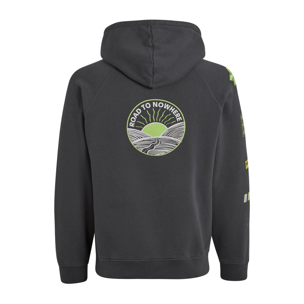 PAS NORMAL STUDIOS SOLITUDE Hoodie SS23 - Deep Grey / Green