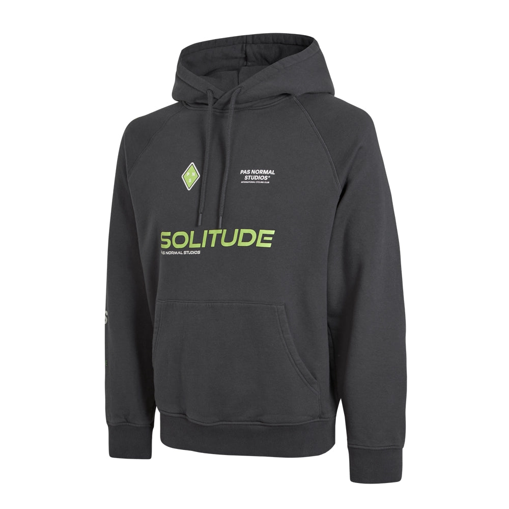 PAS NORMAL STUDIOS SOLITUDE Hoodie SS23 - Deep Grey / Green