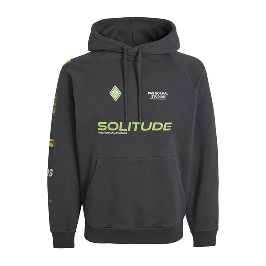 PAS NORMAL STUDIOS SOLITUDE Hoodie SS23 - Deep Grey / Green