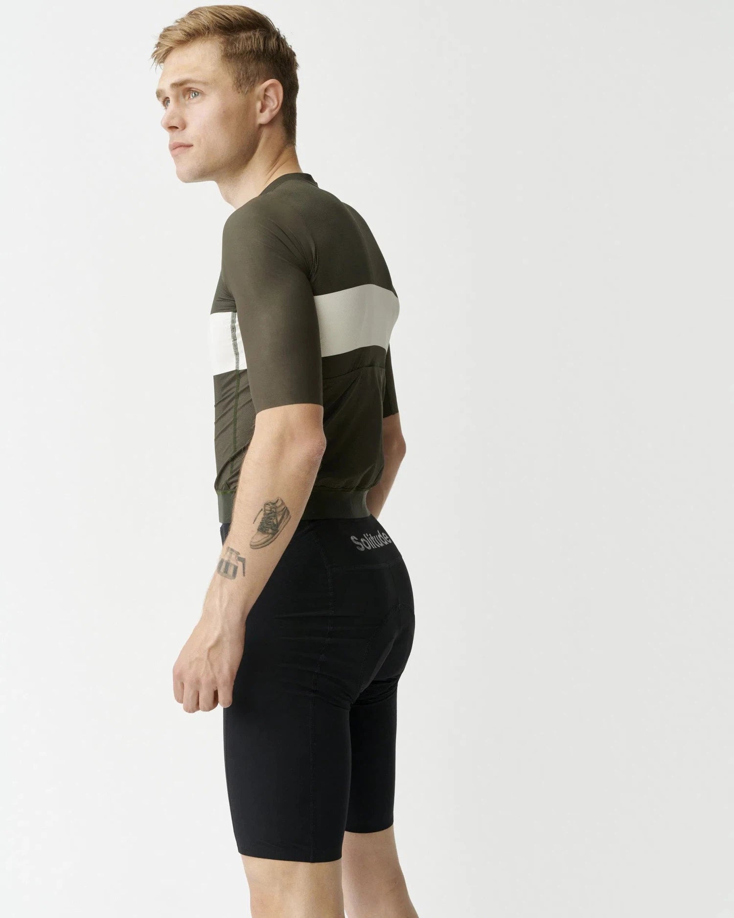 PAS NORMAL STUDIOS Solitude Jersey 2022 - Dark Olive Stripe