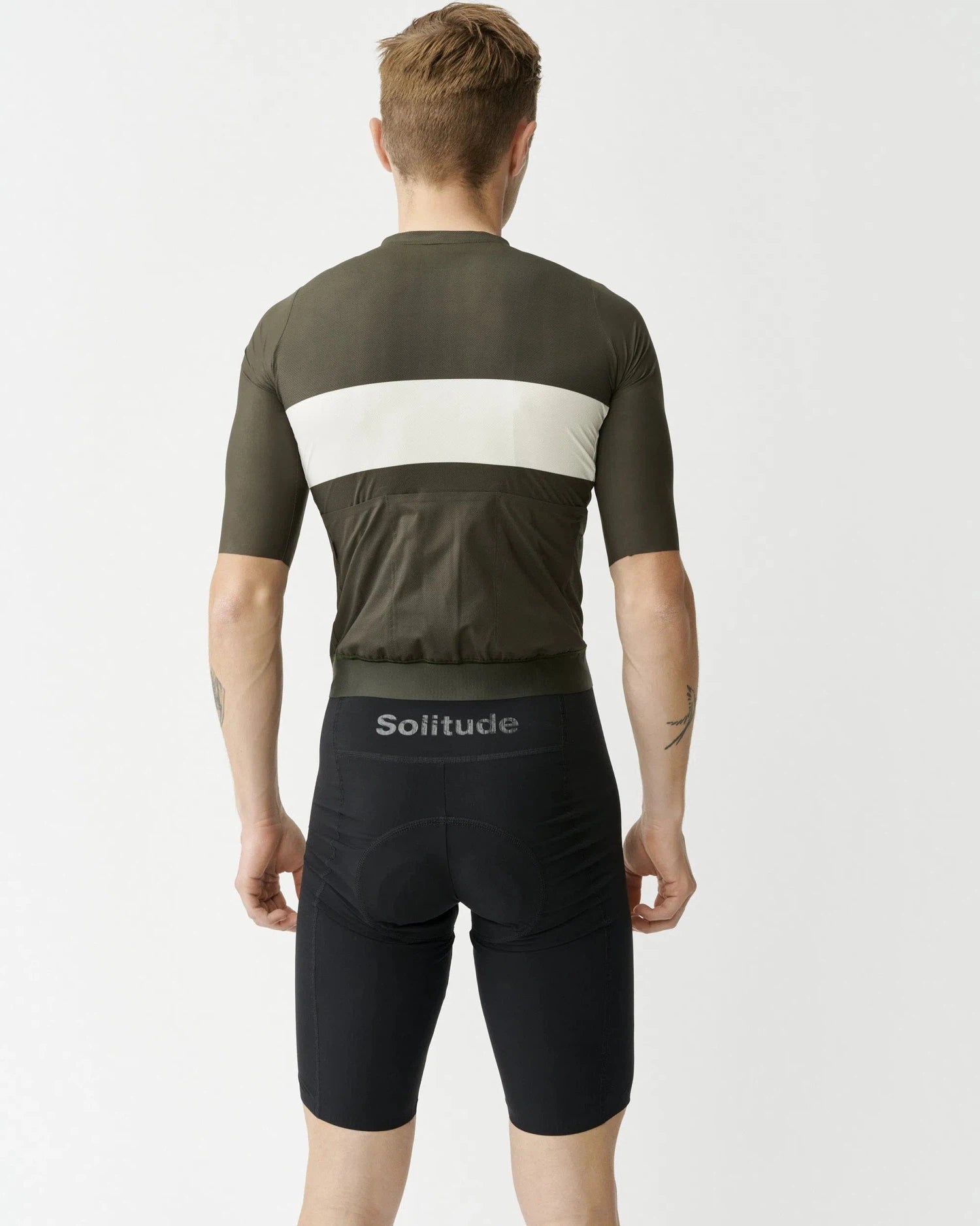 PAS NORMAL STUDIOS Solitude Jersey 2022 - Dark Olive Stripe