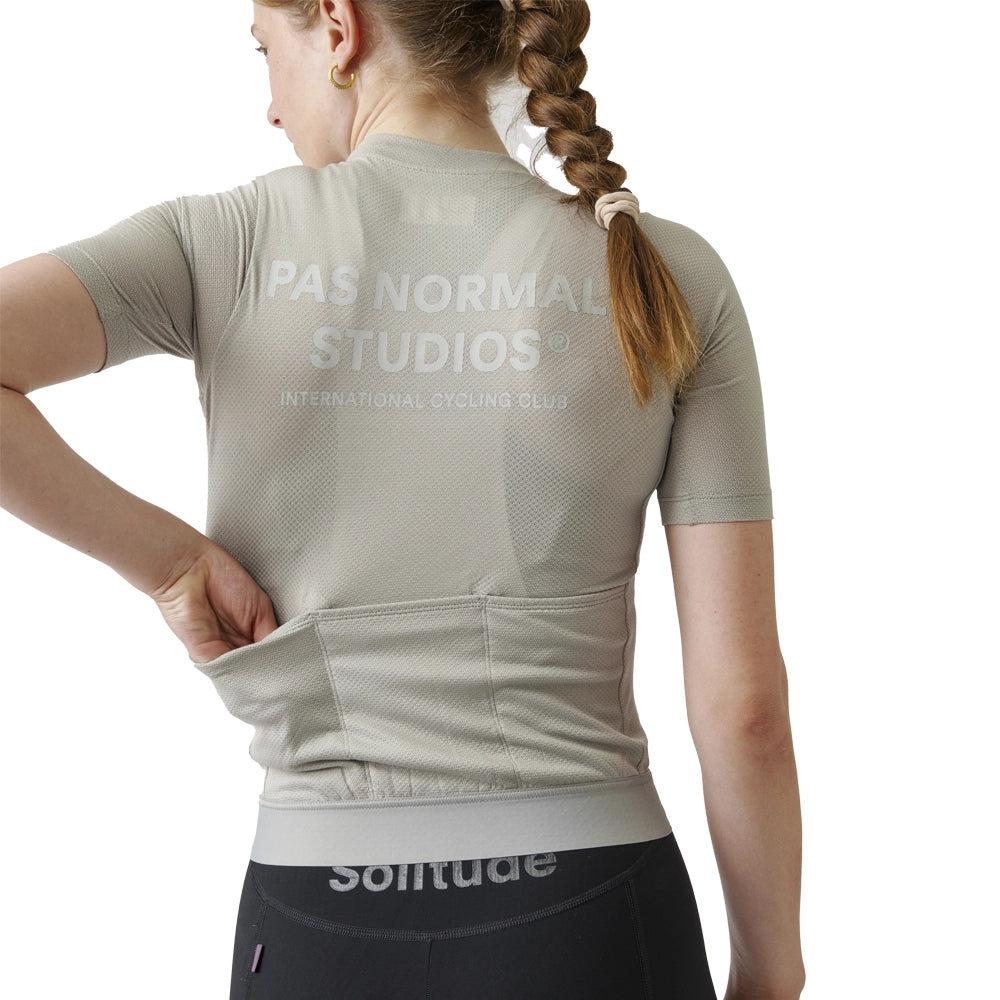 PAS NORMAL STUDIOS Solitude Mesh Women Jersey SS23 - Light Grey