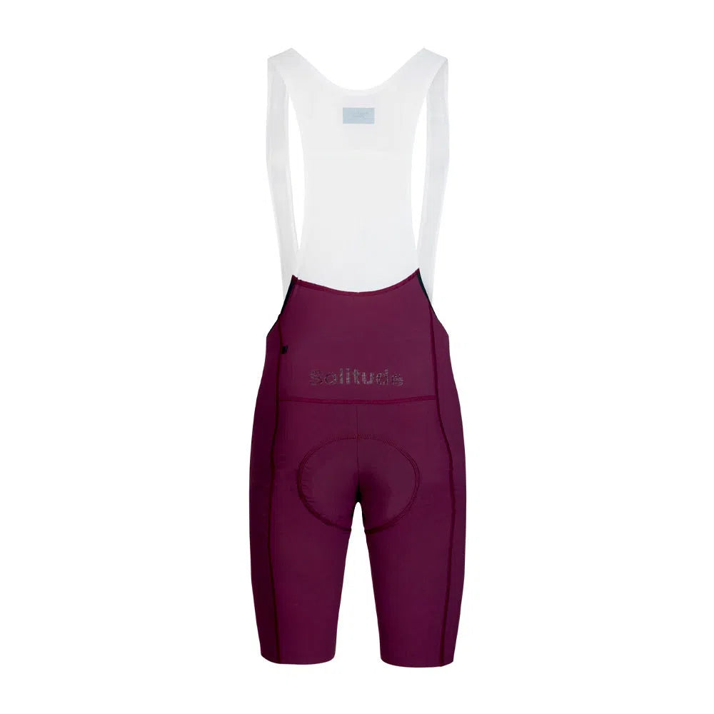 PAS NORMAL STUDIOS Solitude Women Bib Shorts 2022 - Burgundy