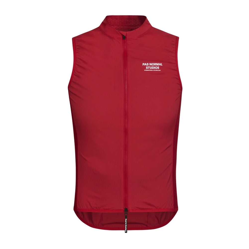 PAS NORMAL STUDIOS Stow Away Gilet AW23 - Deep Red