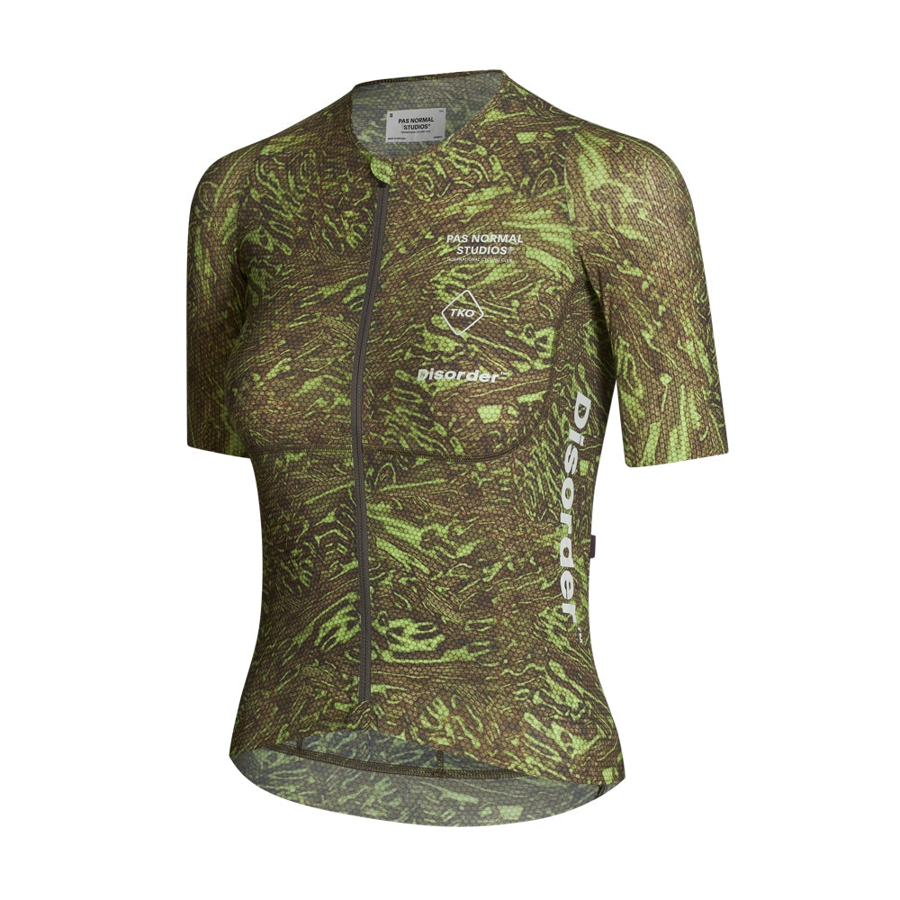 PAS NORMAL STUDIOS TKO Disorder Mechanism Pro Women Jersey SS23 - Green Beehive