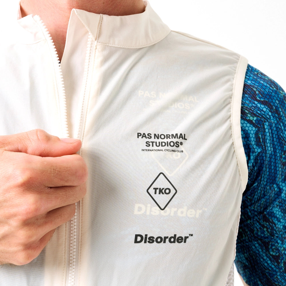 PAS NORMAL STUDIOS TKO Disorder Mechanism Stow Away Gilet 2023 - Off White