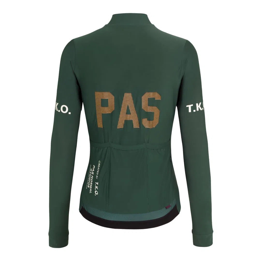 PAS NORMAL STUDIOS TKO Long Sleeve Women Jersey - Deep Green