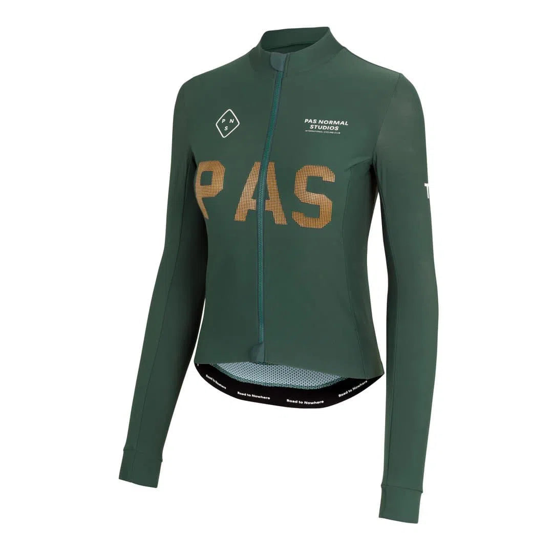 PAS NORMAL STUDIOS TKO Long Sleeve Women Jersey - Deep Green