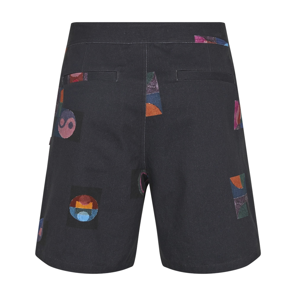 PAS NORMAL STUDIOS TKO Off Race Cotton Twill Shorts SS24 - Charcoal