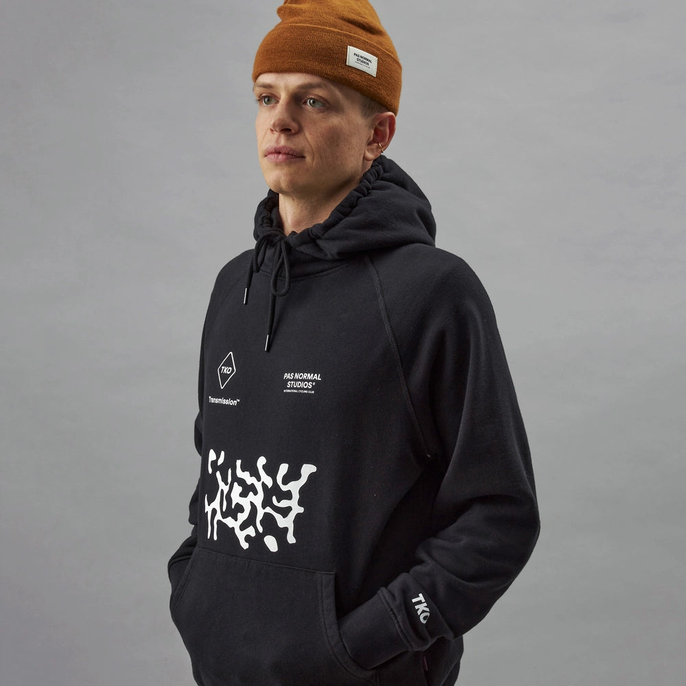 PAS NORMAL STUDIOS TKO Off Race Hoodie AW23 - Black Transmission