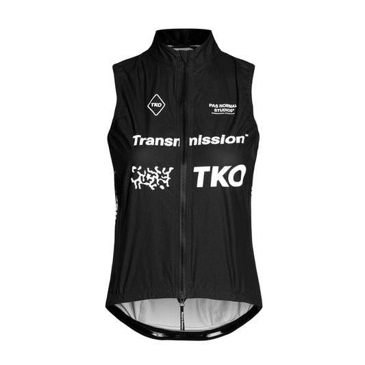 PAS NORMAL STUDIOS TKO Women Mechanism Rain Gilet AW23 - Black Transmission