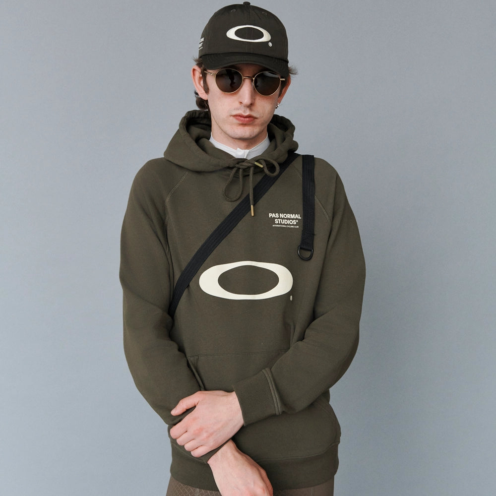 PAS NORMAL STUDIOS X OAKLEY Logo Hoodie - Black Olive