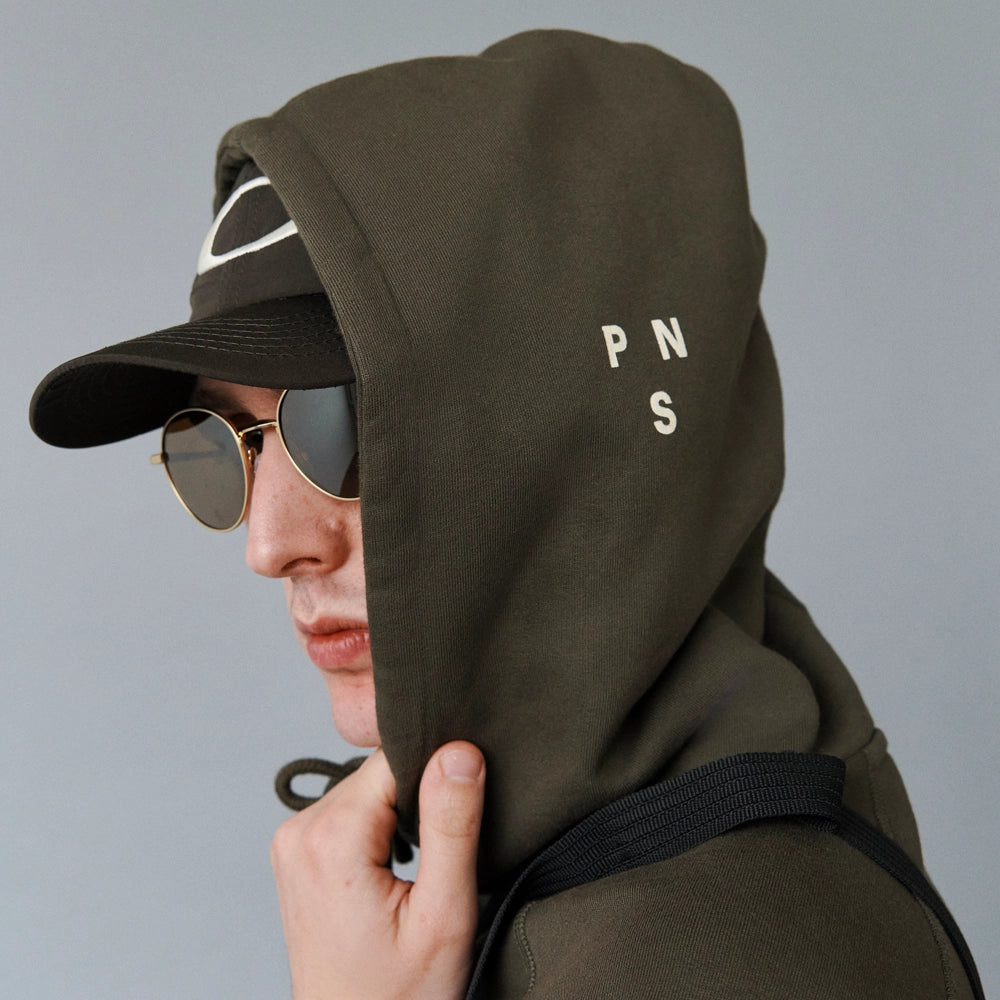 PAS NORMAL STUDIOS X OAKLEY Logo Hoodie - Black Olive