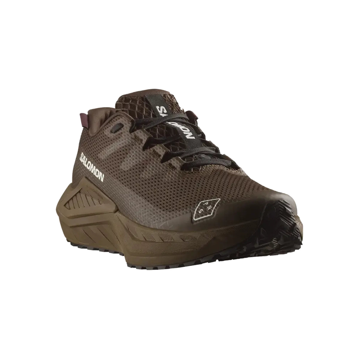 PAS NORMAL STUDIOS x SALOMON DRX DEFY Gravel Balance Trail Shoes - Earth Brown/Wren/Dark Navy