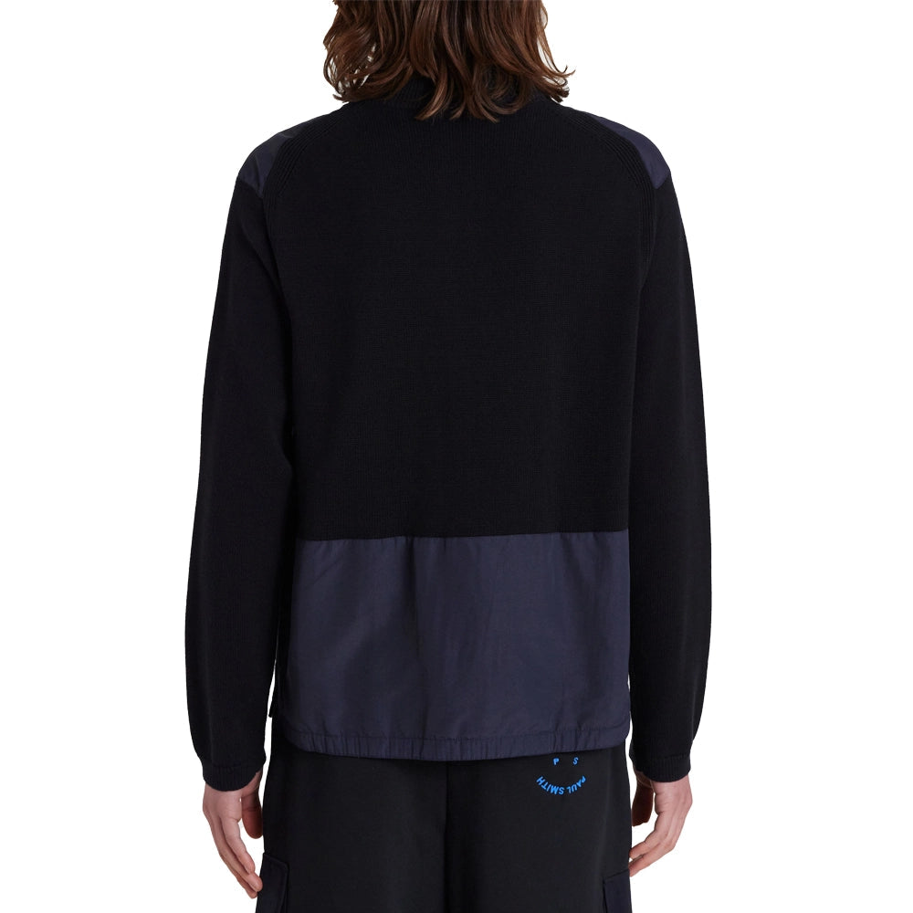 PAUL SMITH Cardigan Zip Thru Happy - Very Dark Navy-Casual Jackets-