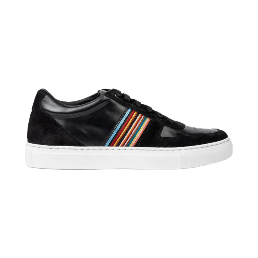 PAUL SMITH Fermi Signature Stripe Shoes - Black-Casual Shoes-