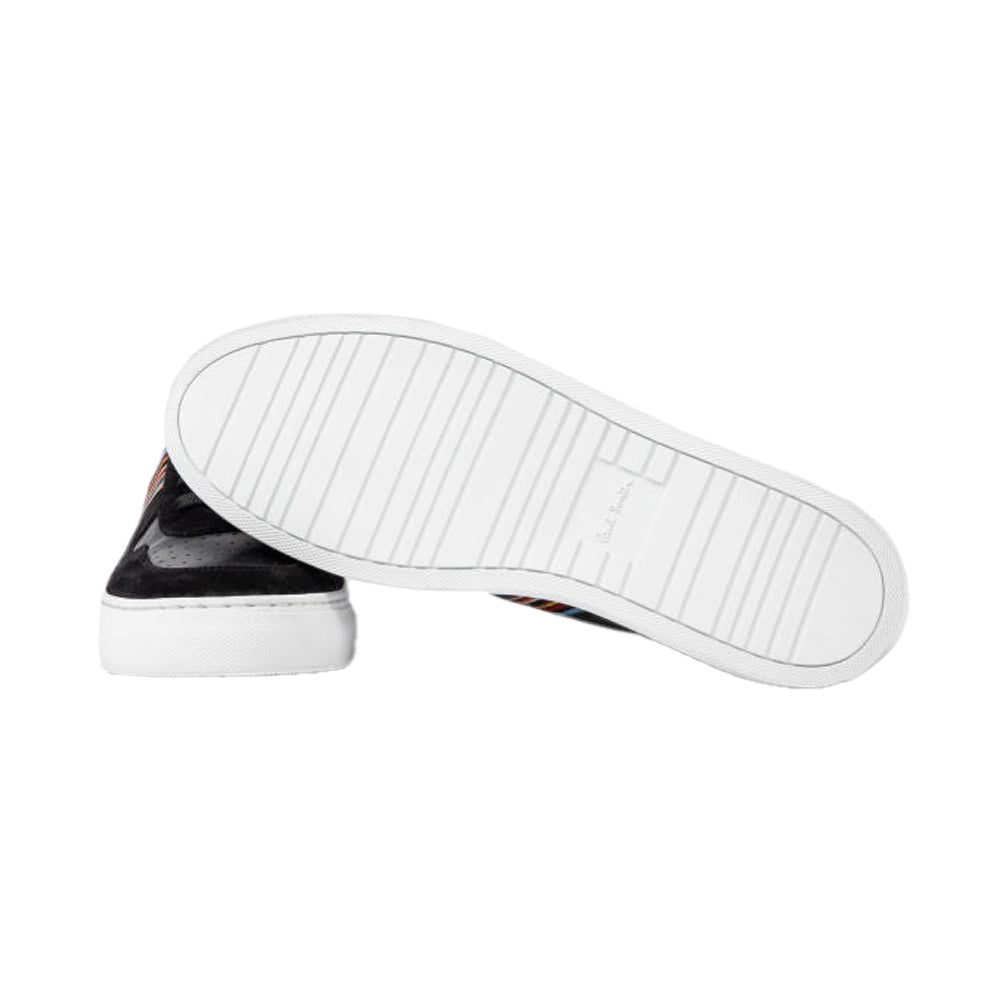 PAUL SMITH Fermi Signature Stripe Shoes - Black-Casual Shoes-