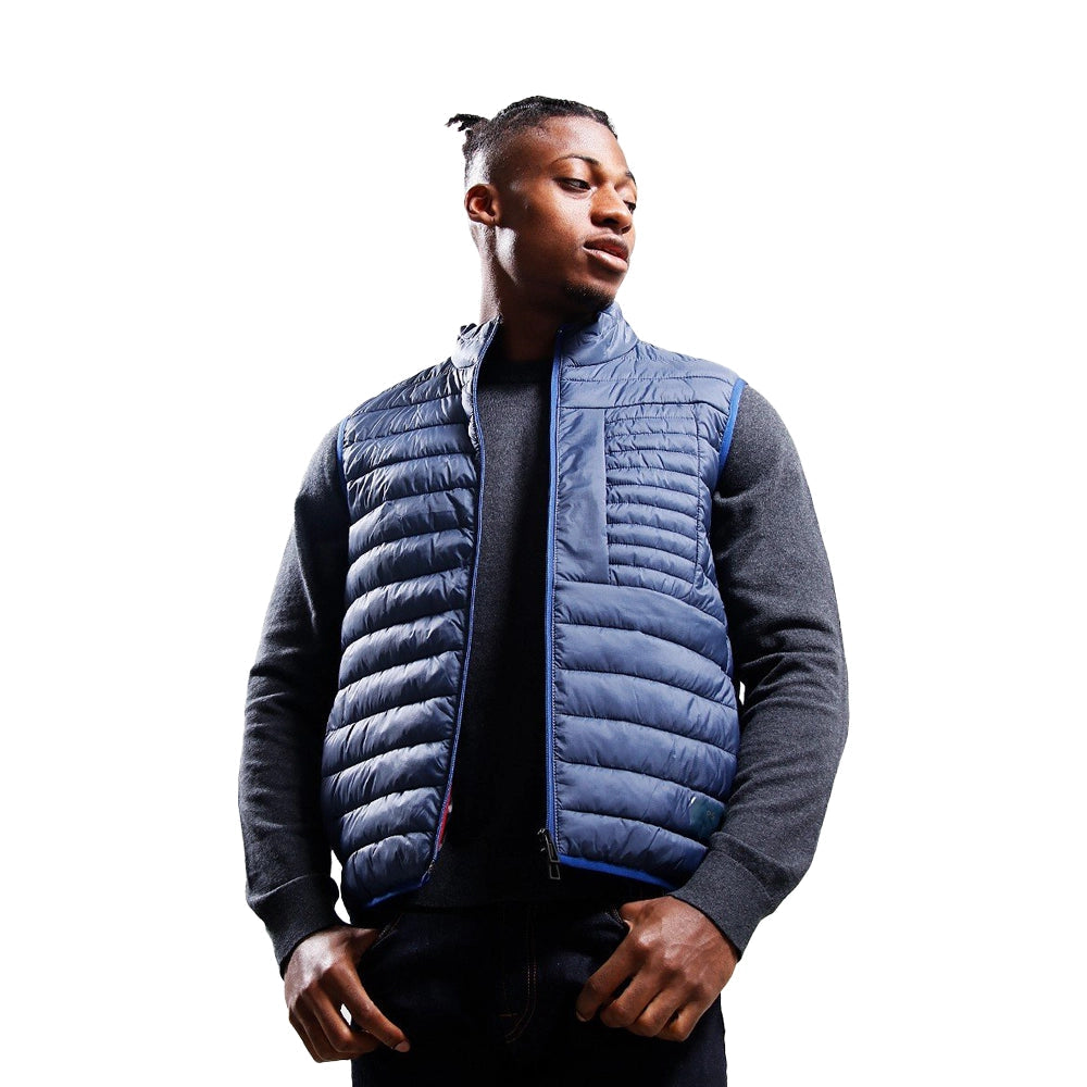 PAUL SMITH Fibre Down Padded Gilet - Navy-Casual Jackets-