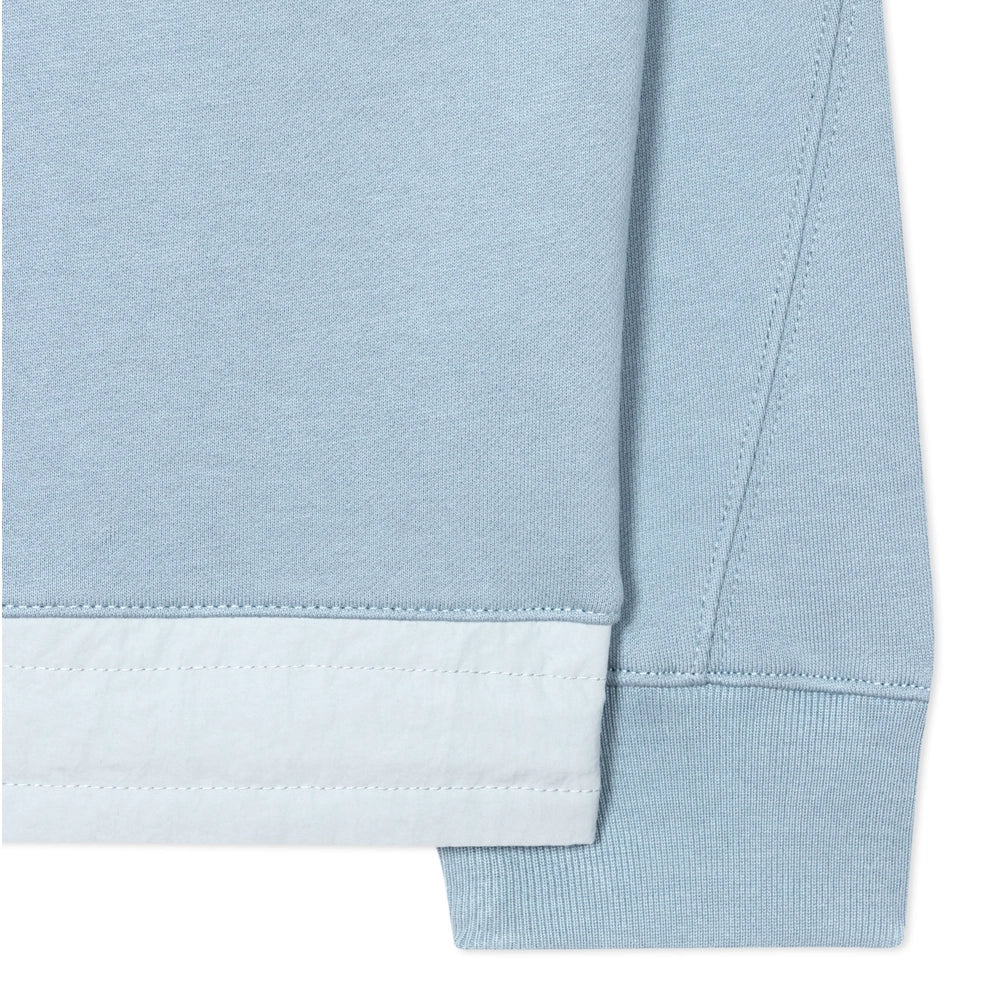 PAUL SMITH Happy Nylon Pocket Sweatshirt - Blue-Sweatshirts-