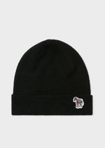 PAUL SMITH HAT Beanie Zebra - Black-Caps-19741830