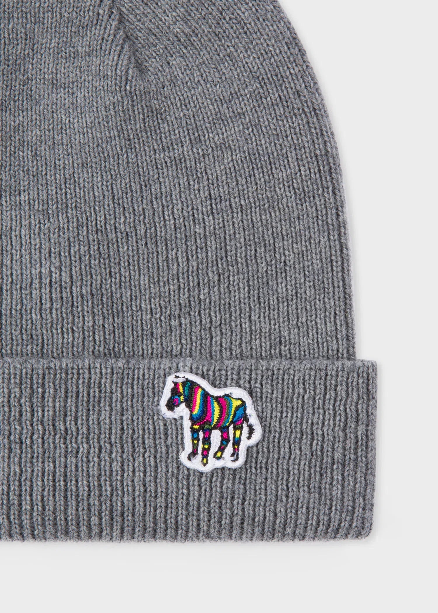 PAUL SMITH HAT Beanie Zebra - Slate-Caps-5057846148255