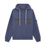 PAUL SMITH Multiple Pocket Hoodie - Blue-Sweatshirts-