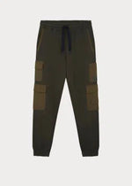 PAUL SMITH Pocket Sweatpants - Olive-Trousers-5059970966880