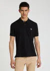 PAUL SMITH Polo Shirt Reg Fit SS Zebra - Black-T-Shirts-