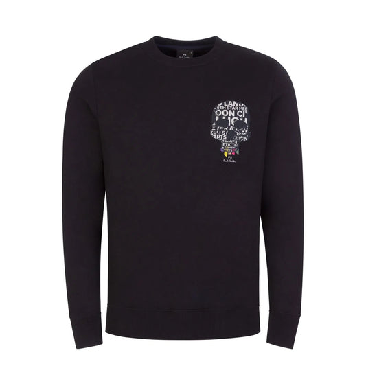 Paul Smith Reg Fit Sweatshirt Skull - Navy-Sweatshirts-29305222