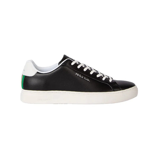 PAUL SMITH Rex Leather Trainers - Black-Casual Shoes-