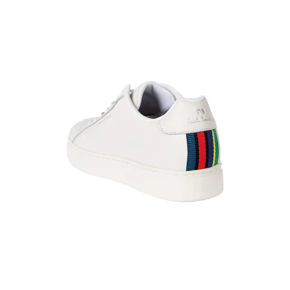 PAUL SMITH Rex Leather Trainers - White-Casual Shoes-