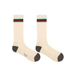 PAUL SMITH Sport Stripe Duo Socks - Beige-Casual Socks-5059674584052