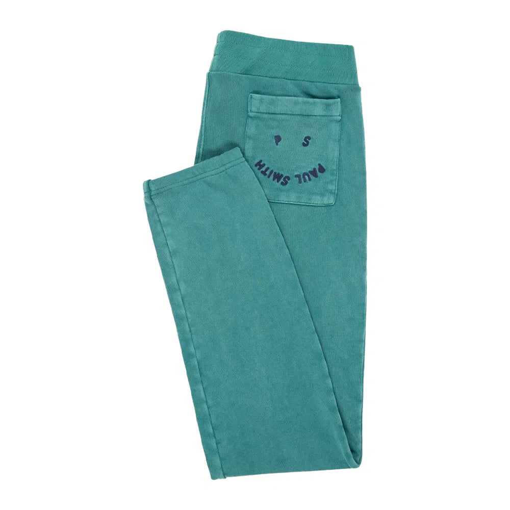 PAUL SMITH Sweatpants Jogger Happy - Green-Trousers-