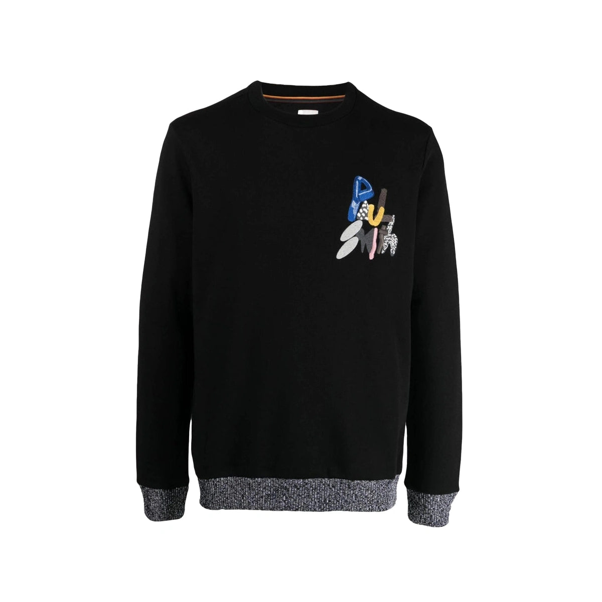 PAUL SMITH Sweatshirt Chest Embroided - Black-Sweatshirts-