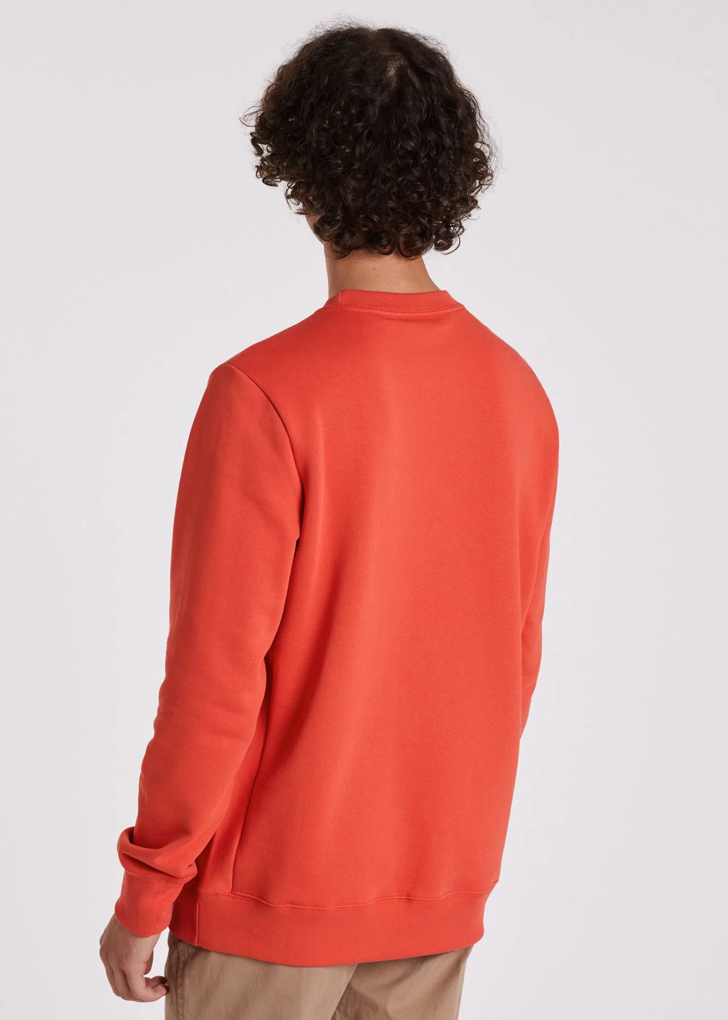 PAUL SMITH Sweatshirt Reg Fit Zebra Logo - Orange-Sweatshirts-