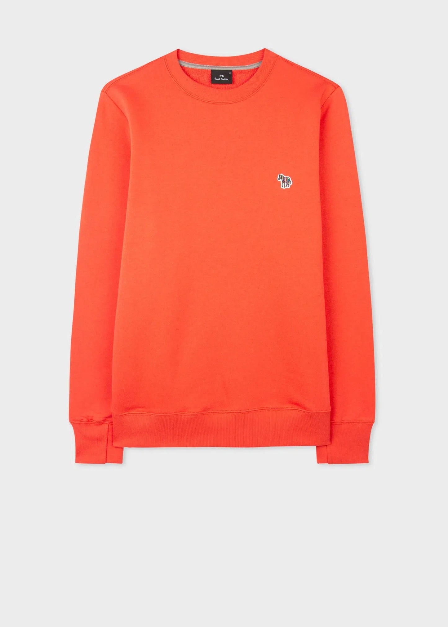 PAUL SMITH Sweatshirt Reg Fit Zebra Logo - Orange-Sweatshirts-5059674896643