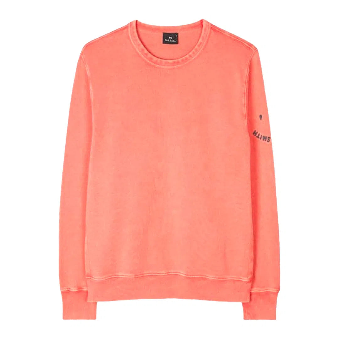 PAUL SMITH Sweatshirt Sleeve Happy - Salmon-Sweatshirts-5059674436337