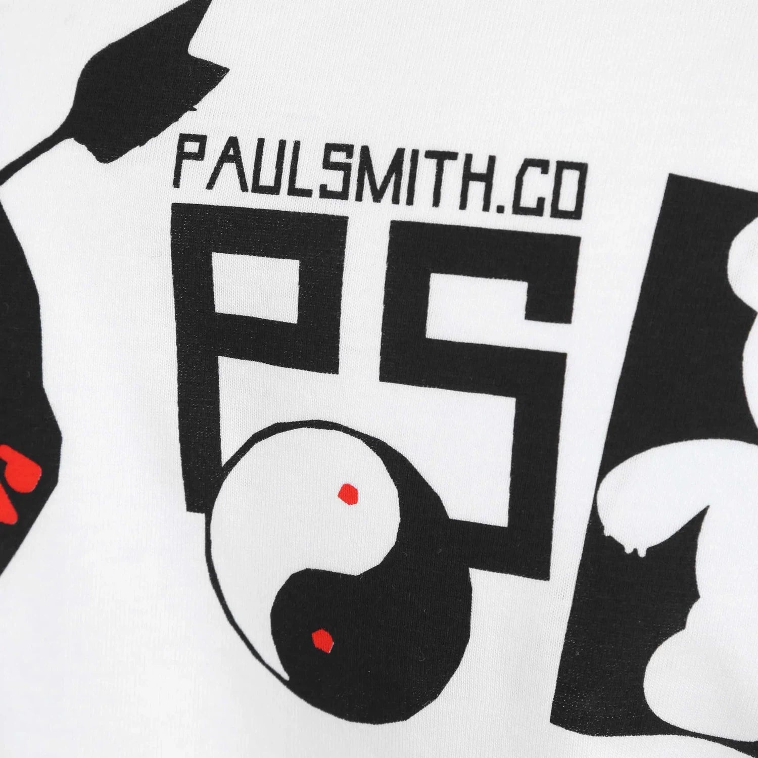 PAUL SMITH Tshirt SS Reg Fit Chose - White-T-Shirts-