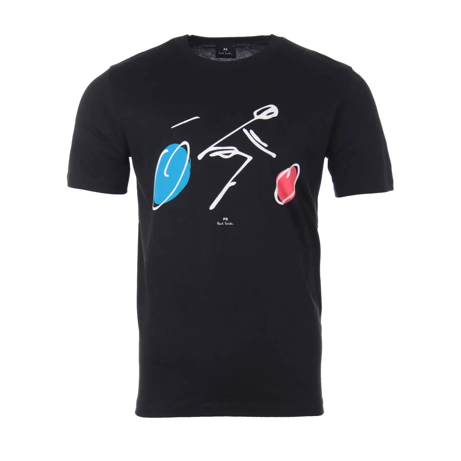 PAUL SMITH Tshirt SS Reg Fit Cyclist - Black-T-Shirts-77413510