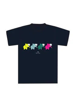 PAUL SMITH Tshirt SS Reg Fit Elephants - Dark Navy-T-Shirts-88775302