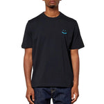 PAUL SMITH Tshirt SS Reg Fit Happy - Black & Blue-T-Shirts-45640326