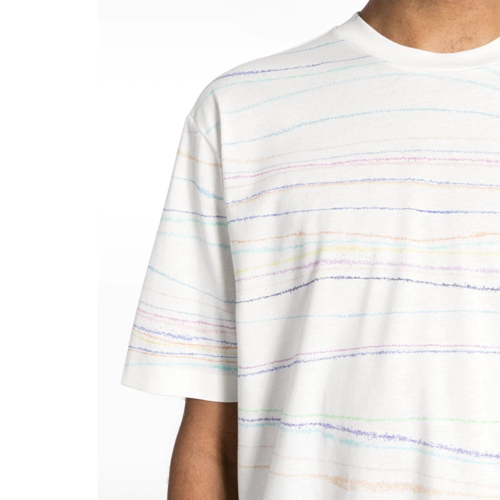 PAUL SMITH Tshirt SS Reg Fit Stripe - Multicoloured-T-Shirts-