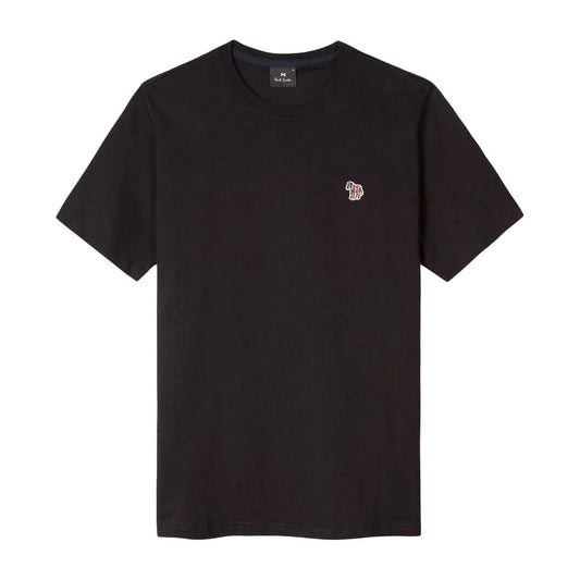 PAUL SMITH Tshirt SS Zebra Logo - Black-T-Shirts-5057613085851