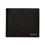 PAUL SMITH Wallet Billfold Mini Collage Stripe - Black-Wallets-5059674307835