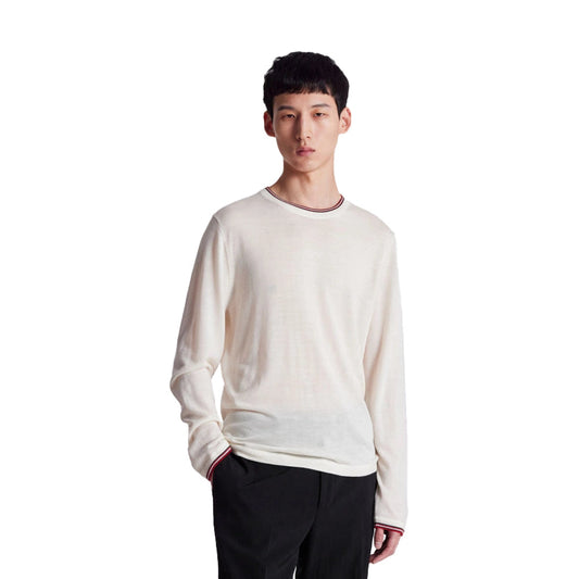 PAUL SMITH x Manchester United Merino Sweater - White-Sweatshirts-