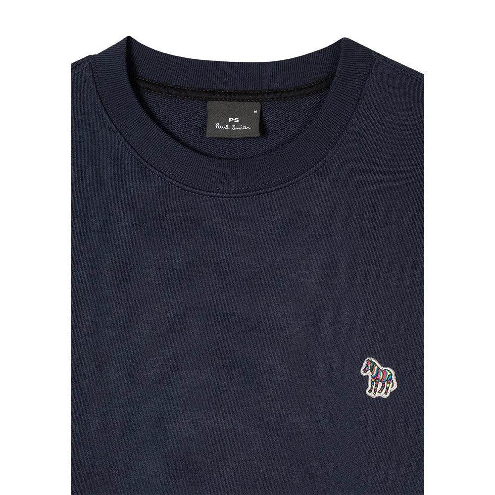 PAUL SMITH Zebra Logo Sweatshirt - Navy-Sweatshirts-