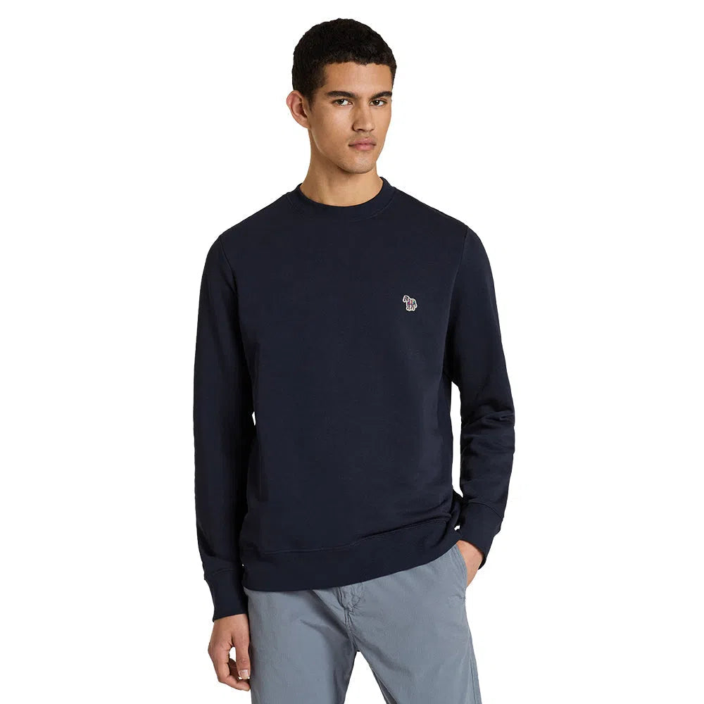 PAUL SMITH Zebra Logo Sweatshirt - Navy-Sweatshirts-