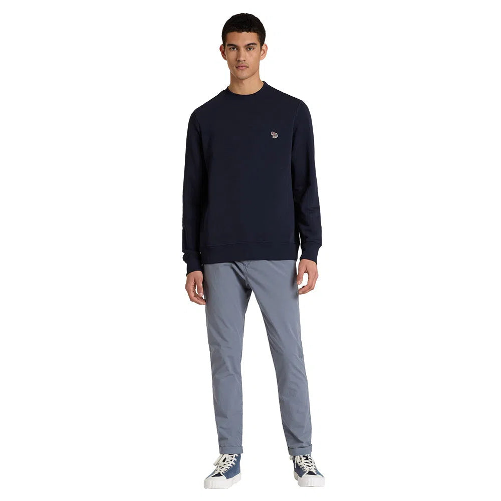 PAUL SMITH Zebra Logo Sweatshirt - Navy-Sweatshirts-