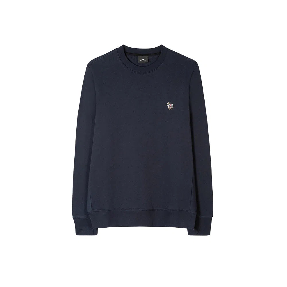 PAUL SMITH Zebra Logo Sweatshirt - Navy-Sweatshirts-5059405952778